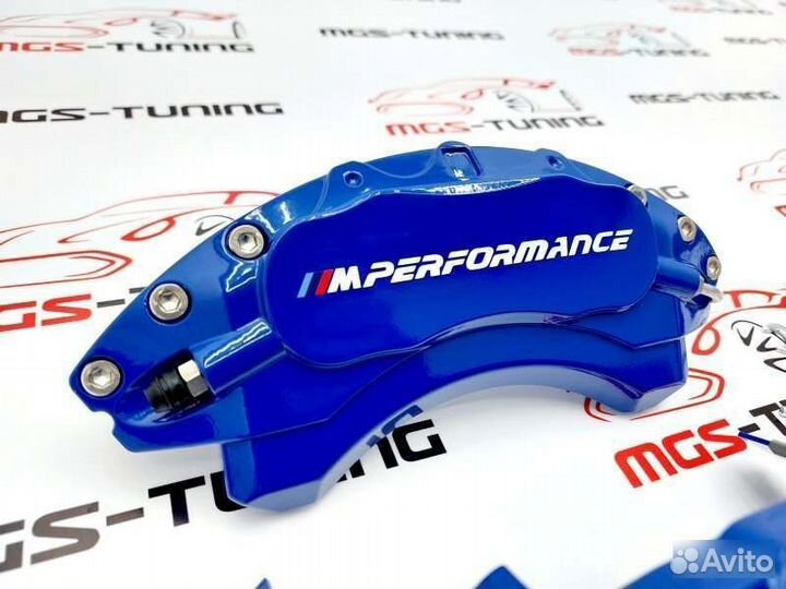 Накладки суппортов синие алюминий BMW X6 F16 3.0