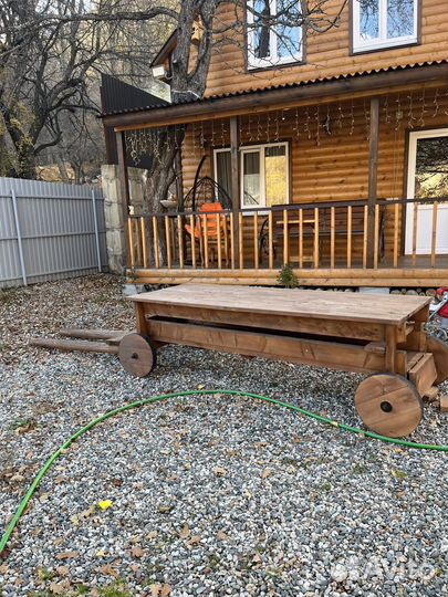 Бричка декоративная