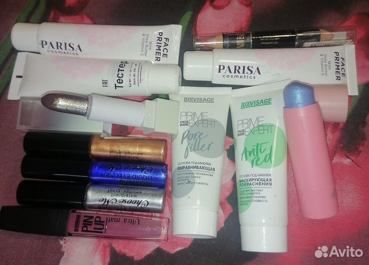 Блеск помада тени тон хайлайтер карандаш праймер