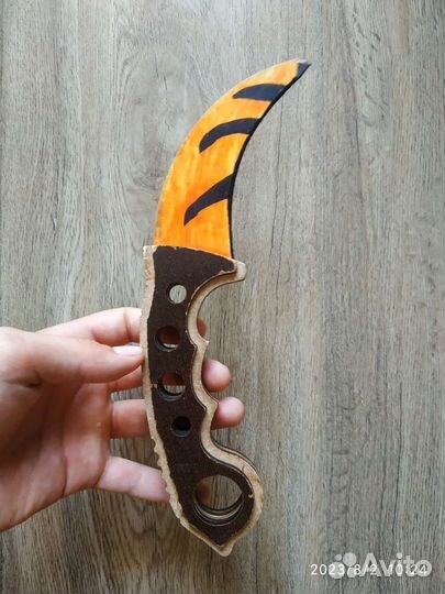 Керамбит,скин Tiger самодельный