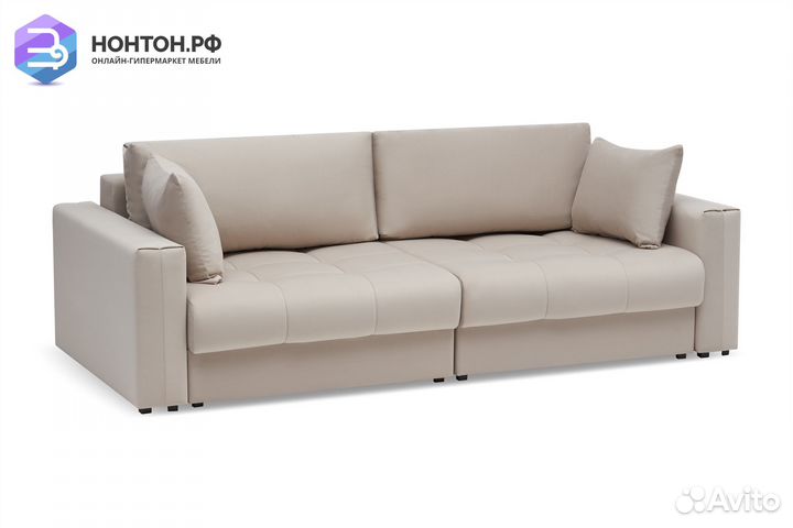 Диван тик-так Монарх бежевый