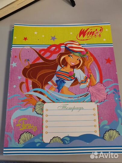 Тетрадь Winx Винкс канцелярия ластик Ариель