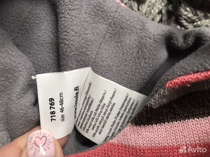 Шапка для девочки демисезонная