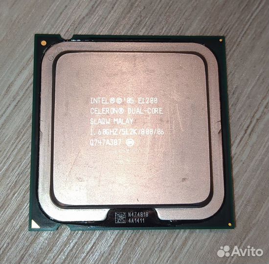 Процессор Intel Celeron E1200 1,60ггц