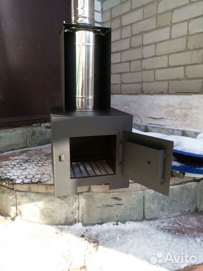 Нагреватель для бассейна, нержавейка. Печь