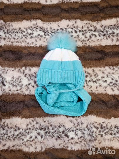 Комплект шапка и шарф