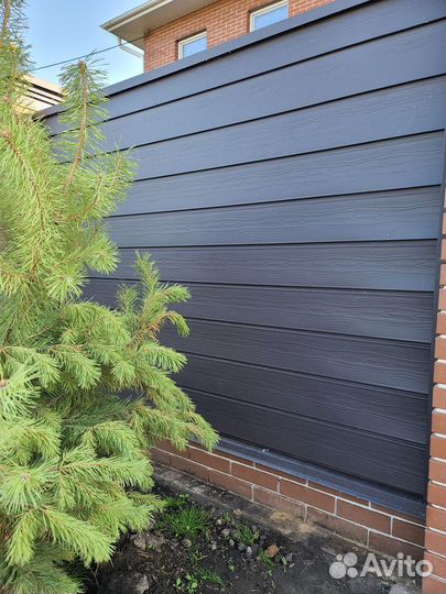 Сайдинг скандинавский брус с фактурой