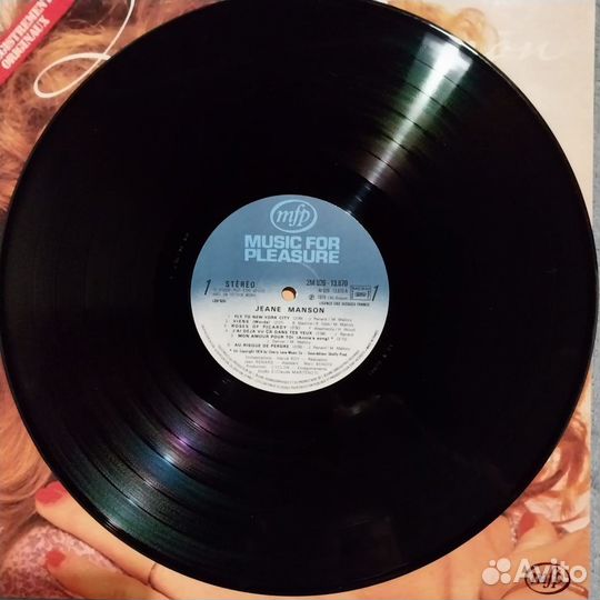 Винил 33об. Джин Мэнсон. 1979г Франция