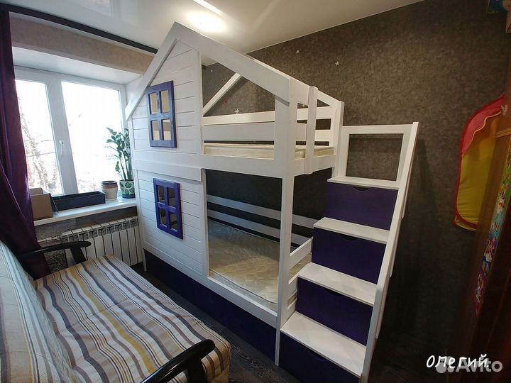 Кровать домик детская