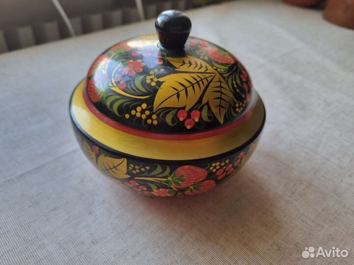 Сахарница хохлома 100120