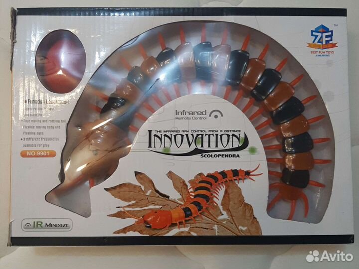 Игрушка сколопендра на инфракрасном управления