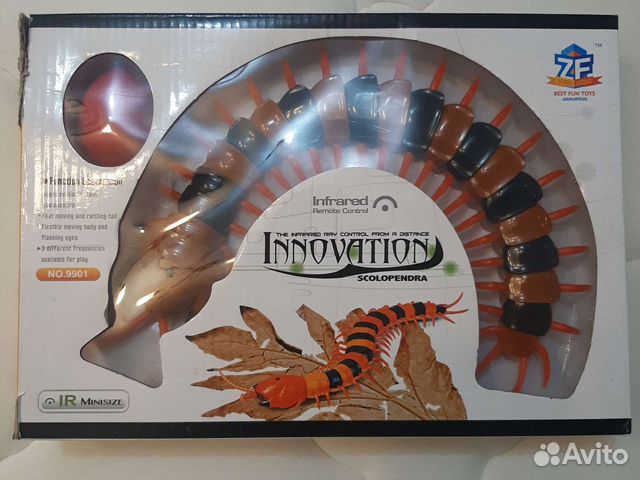 Игрушка сколопендра на инфракрасном управления