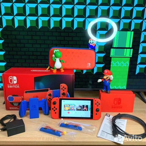 Чип Nintendo Switch Mario Edition Прошитая
