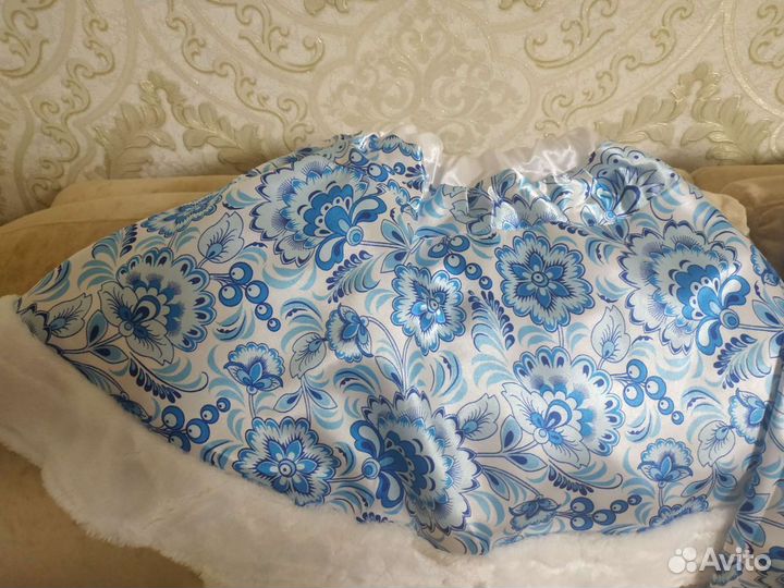 Карнавальный костюм для девочки снегурочка