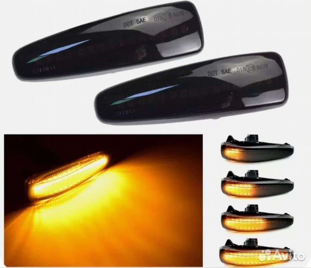 Повторители Поворотников на Mitsubishi lancer X