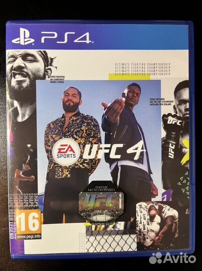 Dualshock 4 v2 Ps4 + UFC 4 + док станция Sony
