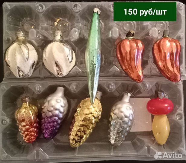 Елочные игрушки СССР