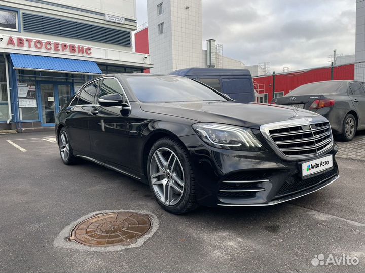 Mercedes-Benz S-класс 2.9 AT, 2018, 130 000 км