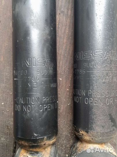 Амортизаторы Ниссан ноут