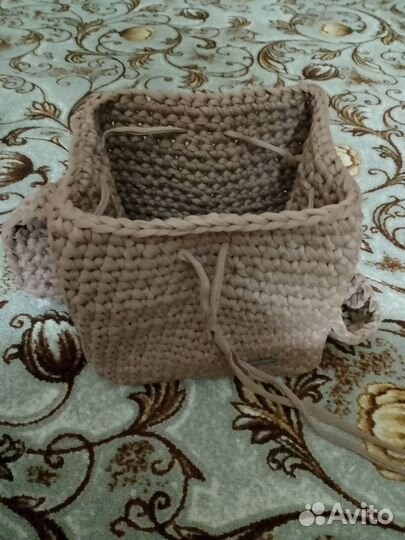 Сумка-торба вязаная ручная работа