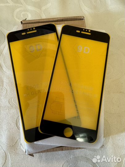 Защитное стекло iPhone 7Plus/8Plus черное