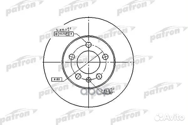 Диск тормозной передн audi: A3 96, seat: cordo