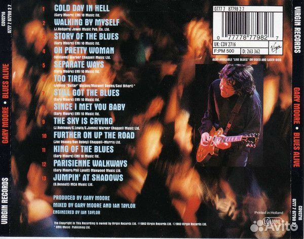 Gary Moore - Blues Alive (CD)