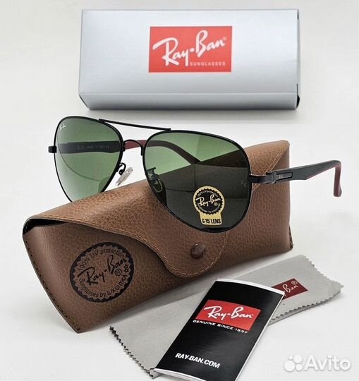 Солнцезащитные очки мужские стекло Ray ban