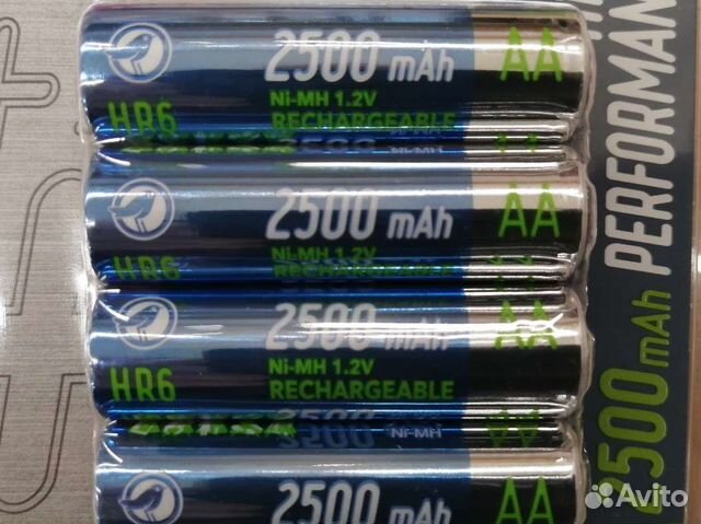 Аккумуляторная батарейка, новая 2500 мАчас