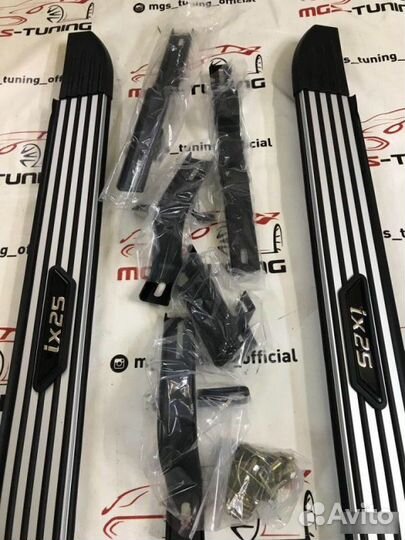 Пороги на Hyundai ix25 creta 2014+