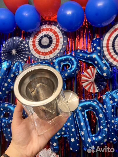 Чайник заварочный стеклянный новый 900 мл