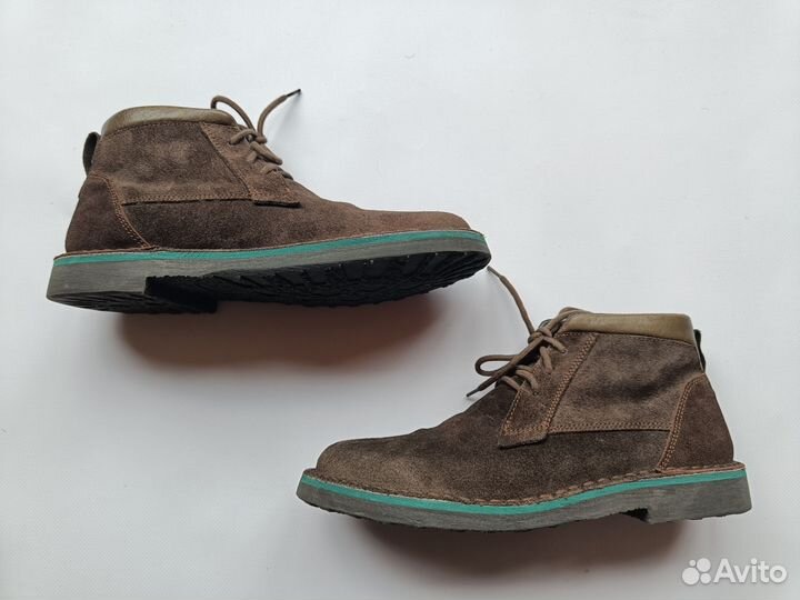 Ботинки замшевые мужские италия