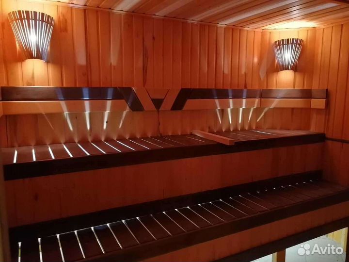 Сауна финская, бассейн, джакузи
