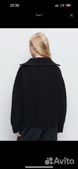 Джемпер черный befree s