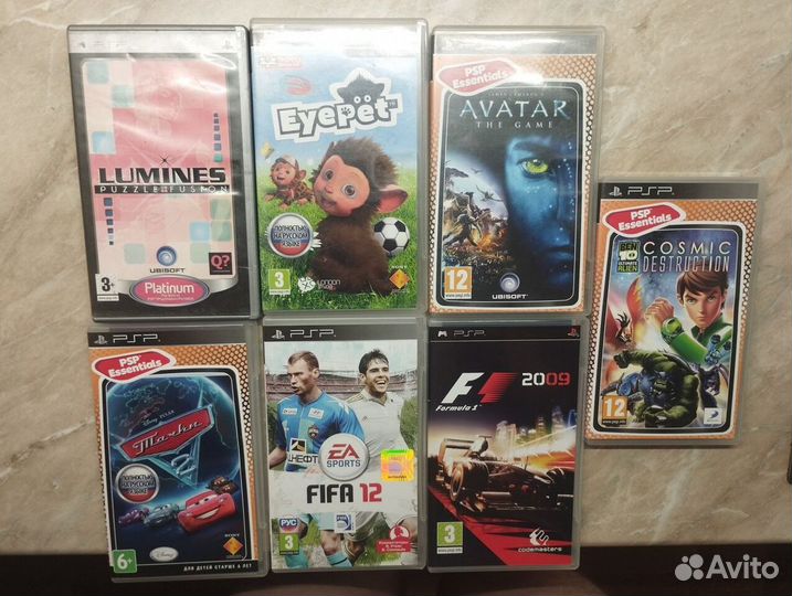 PSP диски лицензия