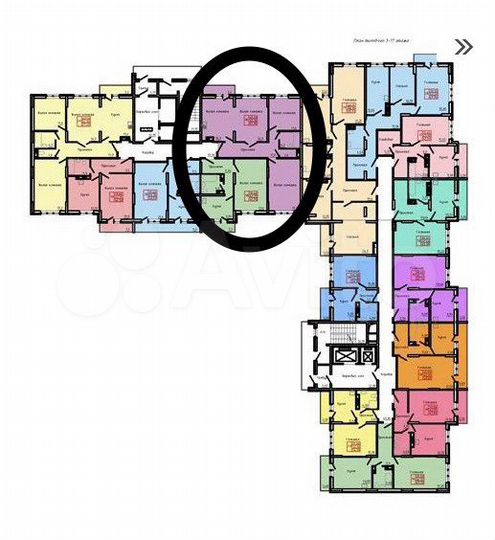 3-к. квартира, 83,7 м², 5/17 эт.