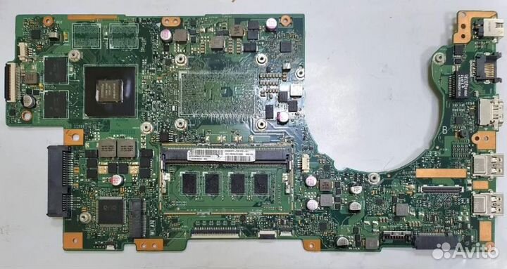 Матереринская плата ноут. Asus K501UX на запчасти