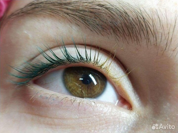 Черное и Цветное ламинирование ресниц