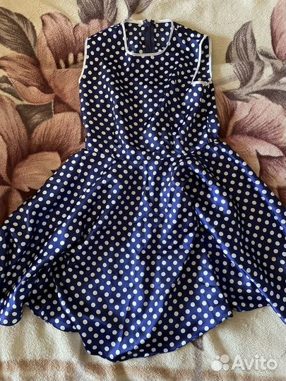 Платье в горошек