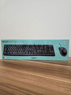 Клавиатура и мышь logitech MK120