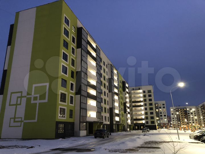 1-к. квартира, 48,4 м², 1/9 эт.