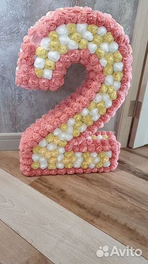 Цифра 2 на день рождения