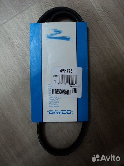Ремень поликлиновой dayco Артикул 4PK775