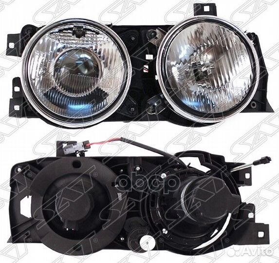 Фара BMW E34 88-95/E32 87-94 RH ST-444-1114R Sat
