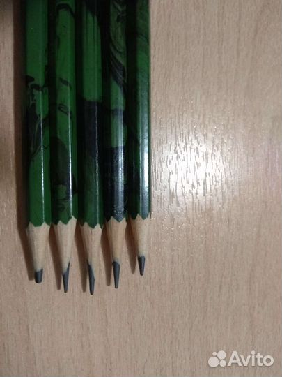 Карандаши чернографитные (малахит)