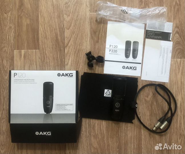 Конденсаторный микрофон AKG p120