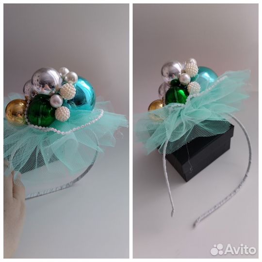 Ободок Бусинка новогодний