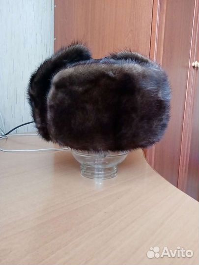 Норковая шапка мужская