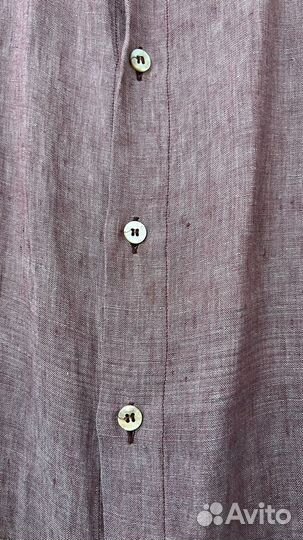 Мужская льняная рубашка