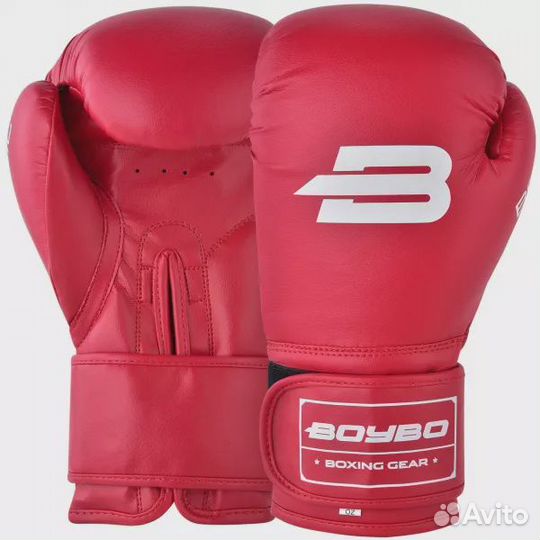 Перчатки боксерские BoyBo Basic BBG100 красные (14
